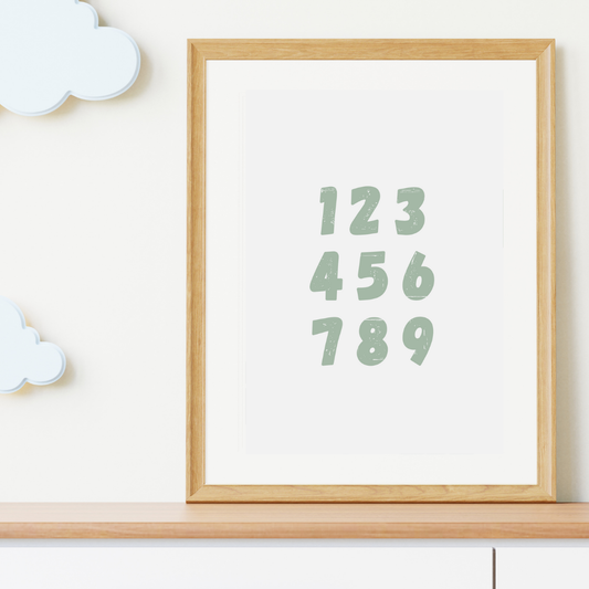 Poster - Siffror