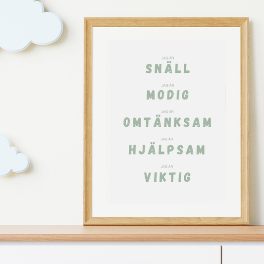 Poster - Egenskaper